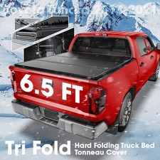 6.5ft Hard Folding Tonneau Cover Truck Bed For 2014-2021 Toyota Tundra Top On 6.5ft Hard Folding Tonneau Cover Truck Bed For 2014-2021 Toyota Tundra Top On