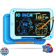 TEKFUN LCD Writing Tablet for Kids, 10 Inch Toddler Doodle Board,