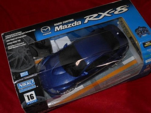 Nikko 1:16 Scale RC Electric Radio Controlled Toy Vehicle Mazda RX-8 Blue Unused - Picture 4 of 7