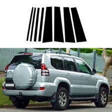 For Toyota Land Cruiser Prado J120 2003-09 Set Window Pillar Posts Trim Sticker