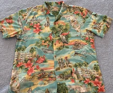 Paradise Found Large (No Tag) Florida Scenes Hawaiian