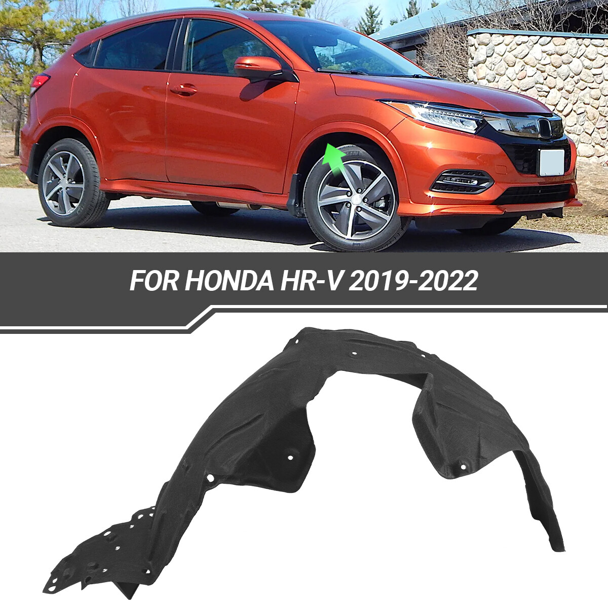 Fender Liner For 2019-2022 Honda HR-V Front Passenger Side