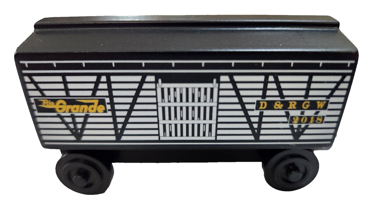 Wooden Whittle Shortline Railroad D&RGW Rio Grande 3 in Boxcar