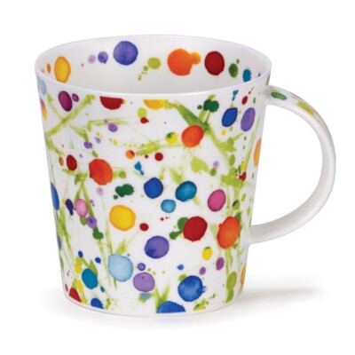DUNOON Becher Cairngorm Splodge 480ml Fine Bone China Porzellan 11cm Punkt Tasse