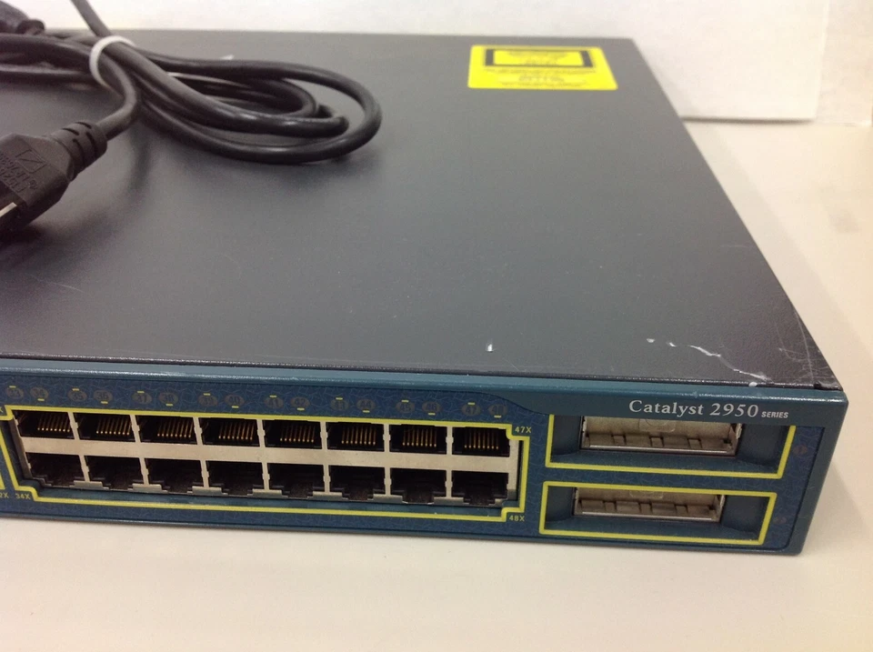 Cisco Catalyst 2950 Ethernet Switch 48 Port WS-C2950G-48-El - Image 4 of 4