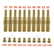 Carburetor Main Jet 10pcs/Set Slow/Pilot Jet Kit For PWK Keihin OKO CVK PE KOSO