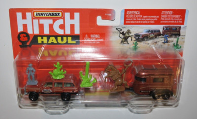 Matchbox Hitch & Haul MBX RODEO - 1988 Jeep Wagoneer & Pony Trailer
