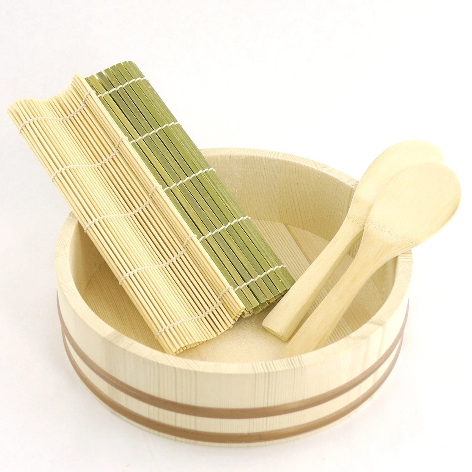 BambooMN brand Sushi Oke Rice Bowl 5 Piece and 7 Piece Sushi Sets
Opens in a new window or tab
