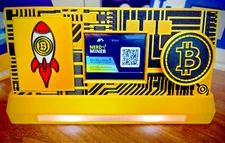 NerdMiner Custom ( bitcoin Lotto Miner ) Crypto & Sports Themed 2.8 CYD Screen