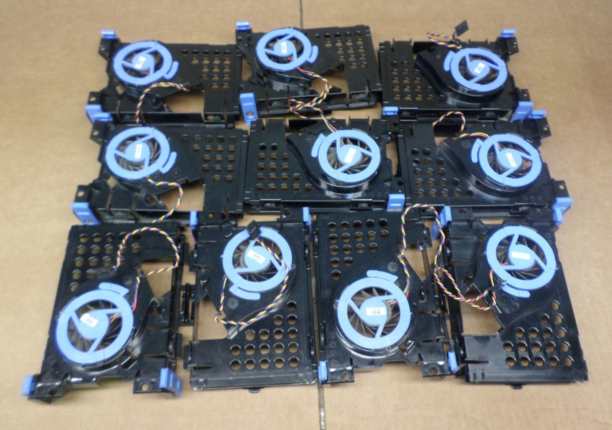 Lot of 10 Dell Optiplex 740 745 755 Hard Drive Caddy +Fan SFF