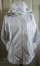 Bnwot Ladies Gelert White Hooded Raincoat Size 10