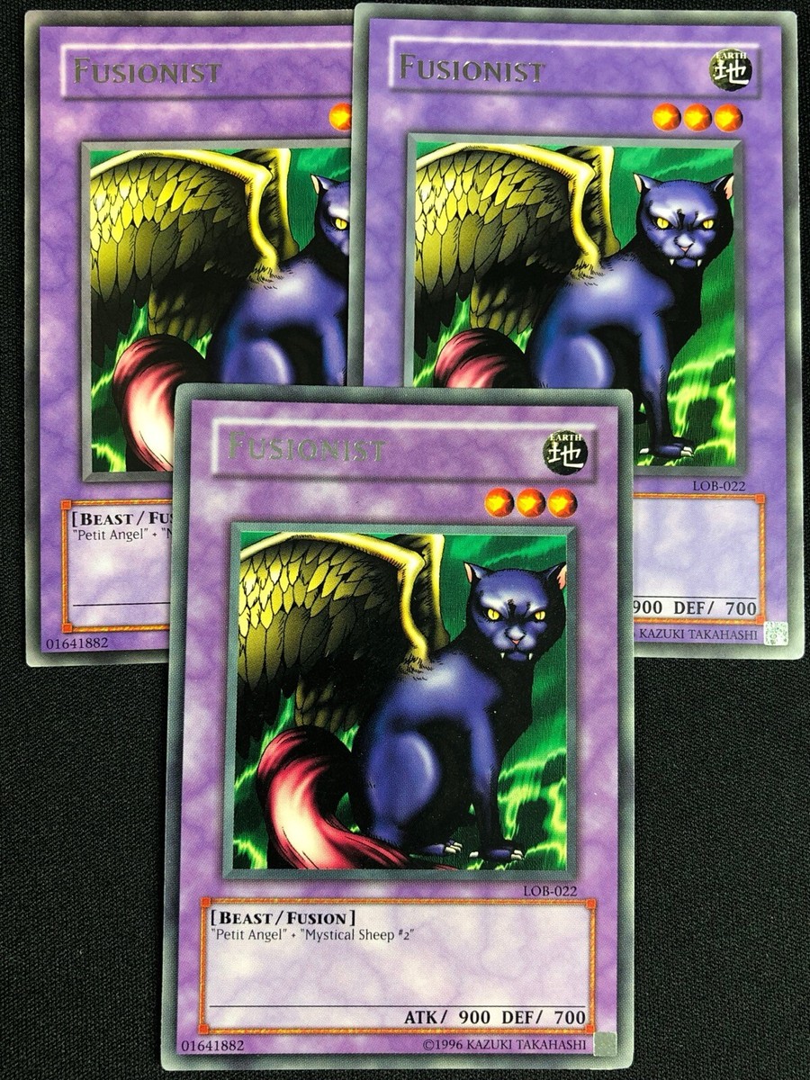 遊戯王OCG Fusionist 1st Edition LOB-022 YUGIOH FUSIONIST LOB-022 RARE X3 (NM) | eBay