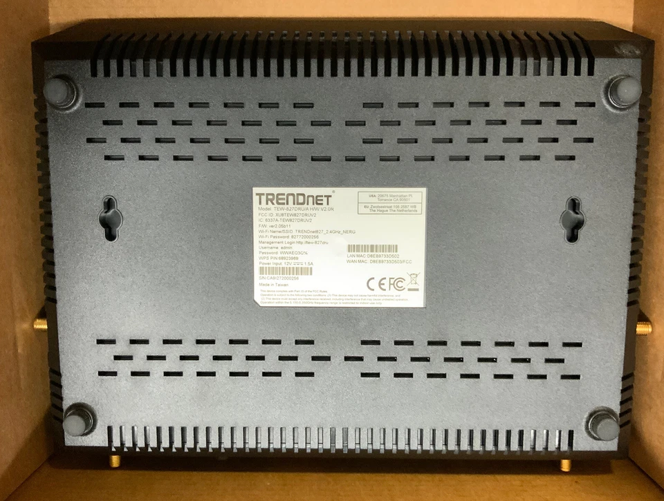 ✅ Trendnet Ac2600 MU-MIMO WiFi Router Quad Stream, Distressed Box - Image 3 of 4