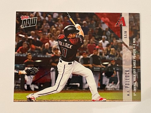 2018 Topps Now 175 AJ Pollock