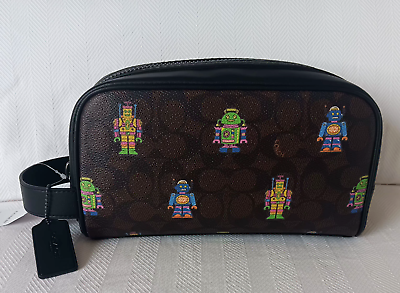 NWT Cosmic Coach CW199 Signature Coated Canvas Small Travel NWT Cosmic Coach CW199 Signature Coated Canvas Small Travel