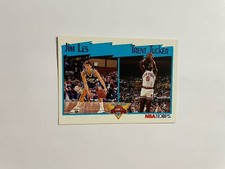1991-92 NBA Hoops Basketball #307 League Leaders 3 Pt Field Goal Les & Tucker
