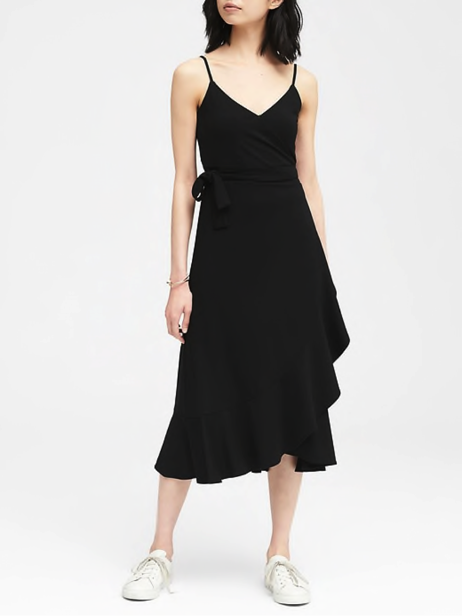 banana republic knit wrap dress Knit Wrap Midi Dress