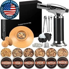 Kit de ahumador de cócteles con soplete Chips de madera de 6 sabores. neuvo.2024