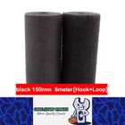 <!--F#f_0-->Pair Black 5M x 150mm Non-Adhesive Hook and Loop Tape Sewing Fastener Magic Tape<!--F/-->