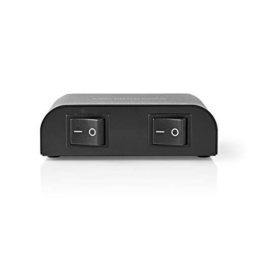 Centralina Altoparlanti Nedis 2 Porte - Switch Audio Hi-Fi 4-16 Ohm