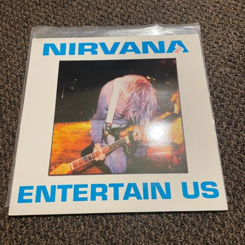 Nirvana 12" Entertain US - Original UK Import Live Newcastle Mayfair 1991 - Afbeelding 1 van 4