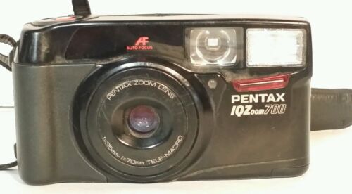 "Pentax IQ Zoom 700 Camera" Point And Shoot 35mm Camera Vintage - Afbeelding 1 van 12