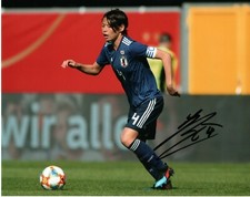 Lyon Japan World Cup Saki Kumagai Autographed Signed 8x10 COA #1