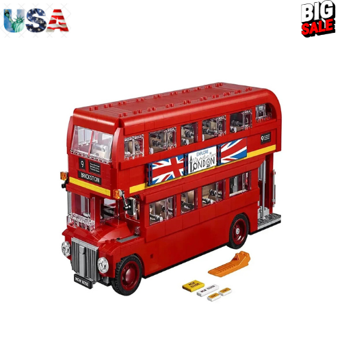 1686PCS Double Decker Bus Block Toy DIY Set for Birthday Christmas Gift Decorati