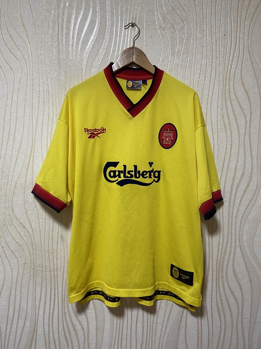 LIVERPOOL 1997 1998 AWAY FOOTBALL SHIRT SOCCER JERSEY REEBOK sz 46