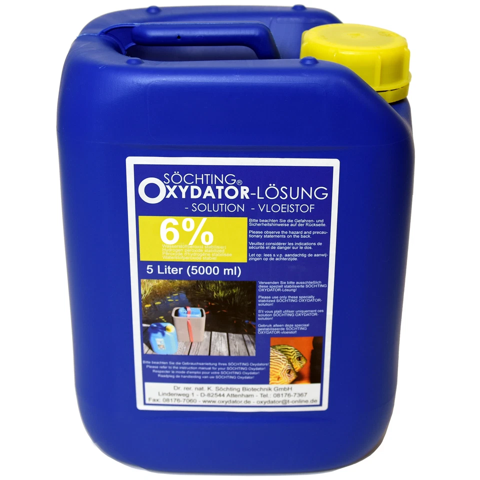SÖCHTING Oxydator Lösung 6 % Wasserstoff Peroxyd Sauerstoff Ausströmer Aquarium