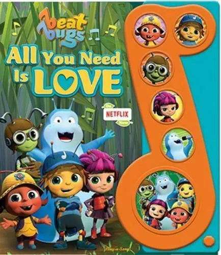 Netflix Beat Bugs - All You Need Is Love Sound Book - Play-a-Sound - PI  Kids 9781503725584