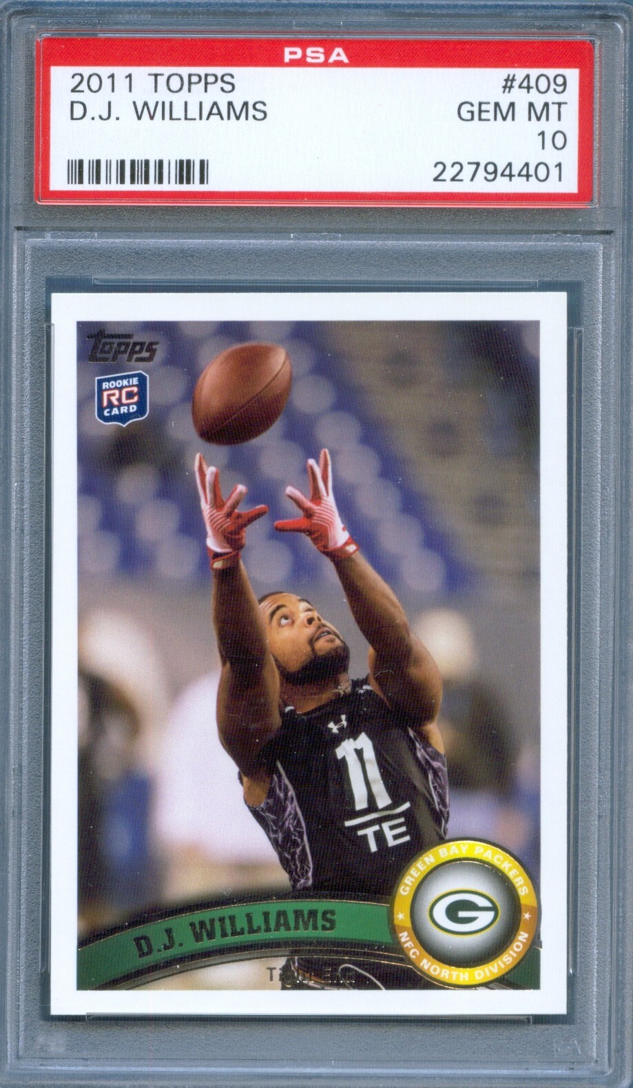 DJ Williams Topps #409 Base
