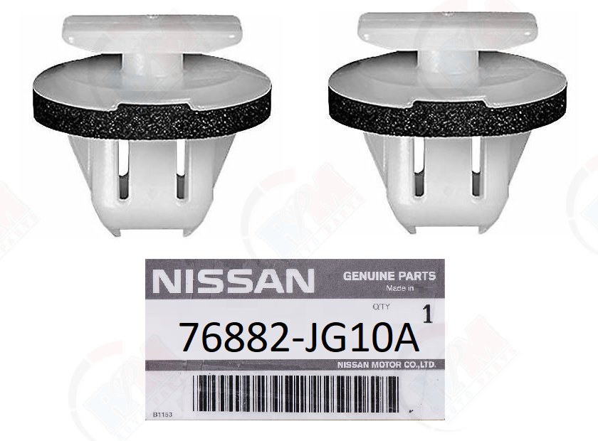 Wheel Fender Flare Molding Clip 76882JG10A Set of 2 for Nissan Armada