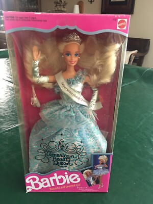 Muñeca Barbie American Beauty Queen Mattel 1991 American Beauty