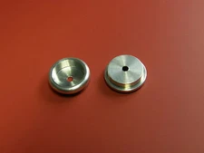 Two BATTERY ADAPTER H-D MR-9 PX625 for LR44 Olympus OM-1, Nikon-F Canonet QL17