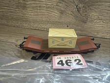 Hornby R6130 BR Lowmac EP Wagon E260844 with ESG Machinery Crate Load