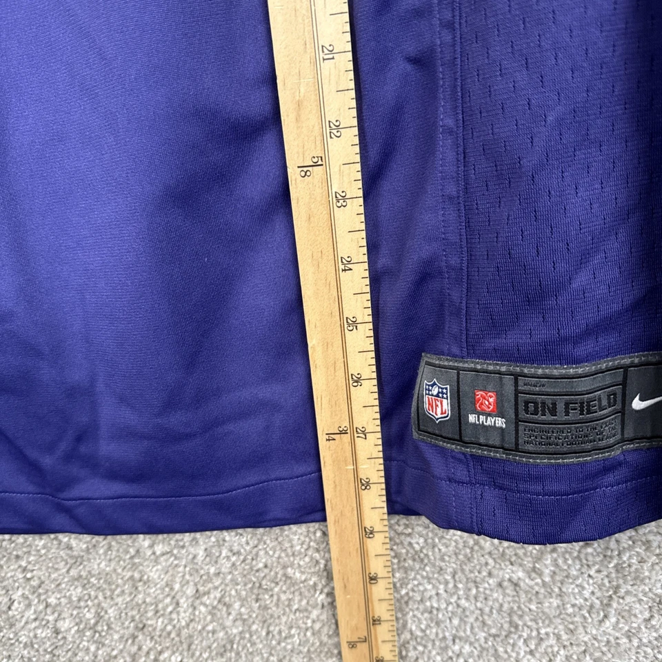 Camiseta Nike para mujer On Field NFL Baltimore Ravens Joe Flacco #5 púrpura talla XXL Foto 4 de 4