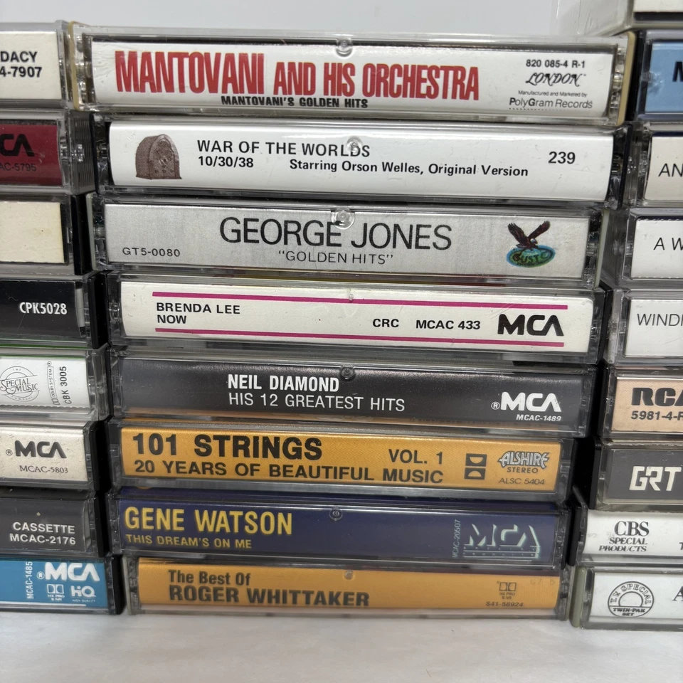 Vintage 25-CASSETTE Tape Mix Lot - Image 4 of 4