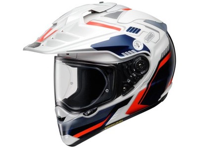 Shoei Hornet Adv06 Invigorate TC-10 Endurohelm (weiß / rot / blau) Gr: M (57)