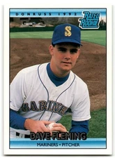 1992 Donruss Dave Fleming Rookie Seattle Mariners #404