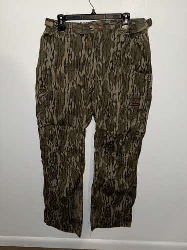 Mossy Oak Bottomland Camo Pants Size Large Adjustable Waist