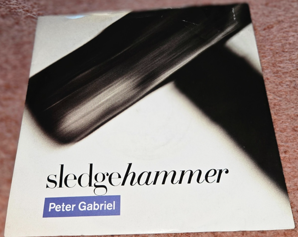 Peter Gabriel Sledgehammer 1986 Vinyl Single Charisma Records Rock 7 Inch