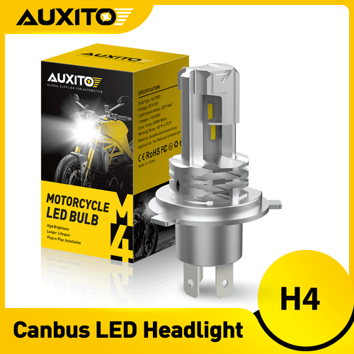 Fanless 9003 H4 LED Hi/Low Headlight 6000K Beam Bulb FOR Motorcycle Bright 2/5x - Picture 12 of 23