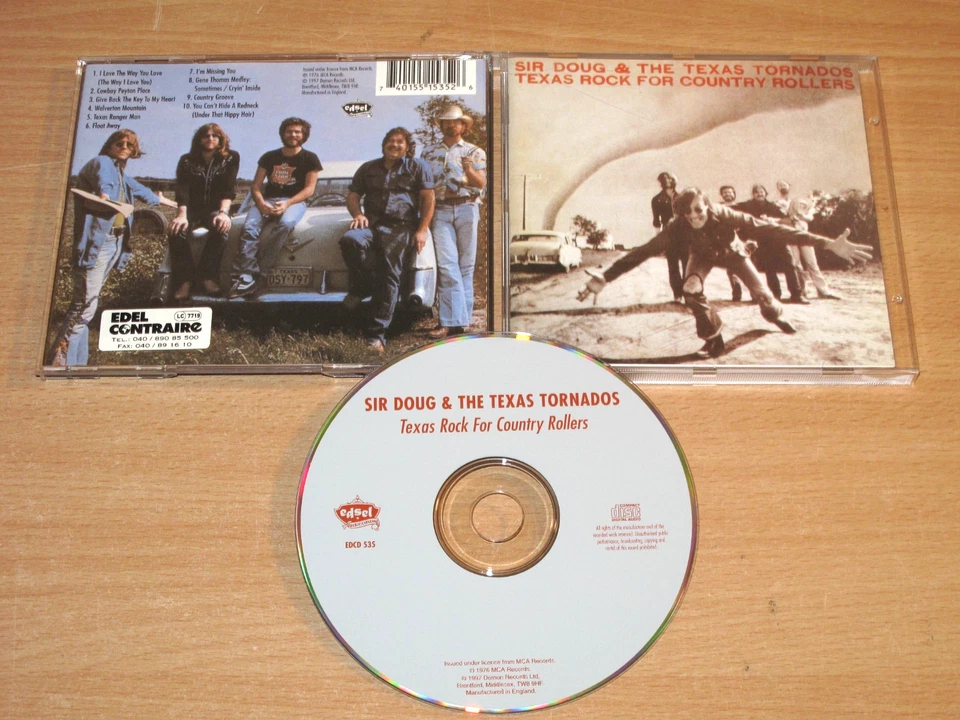 Sir Doug & The Texas Tornados CD - Texas Rock For Country Rollers / 1997 UK MINT - Bild 1 von 1