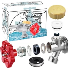 Outdoor Faucet Repair Kit, Frost-Proof Valve Leak ASSE 1019-A Repair Kit, Anti-S