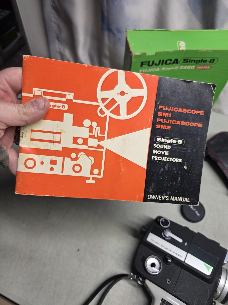 🔥 Fuji Film FUJICA Single-8 Z2 & Z-450 Camera Japan W/ Cases Used