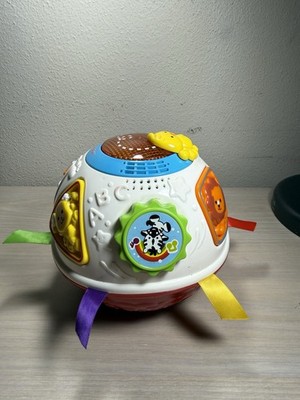 Vtech PINK Light and Move Roll Crawl Sound Learning Ball Toddler Baby Toy WORKS!