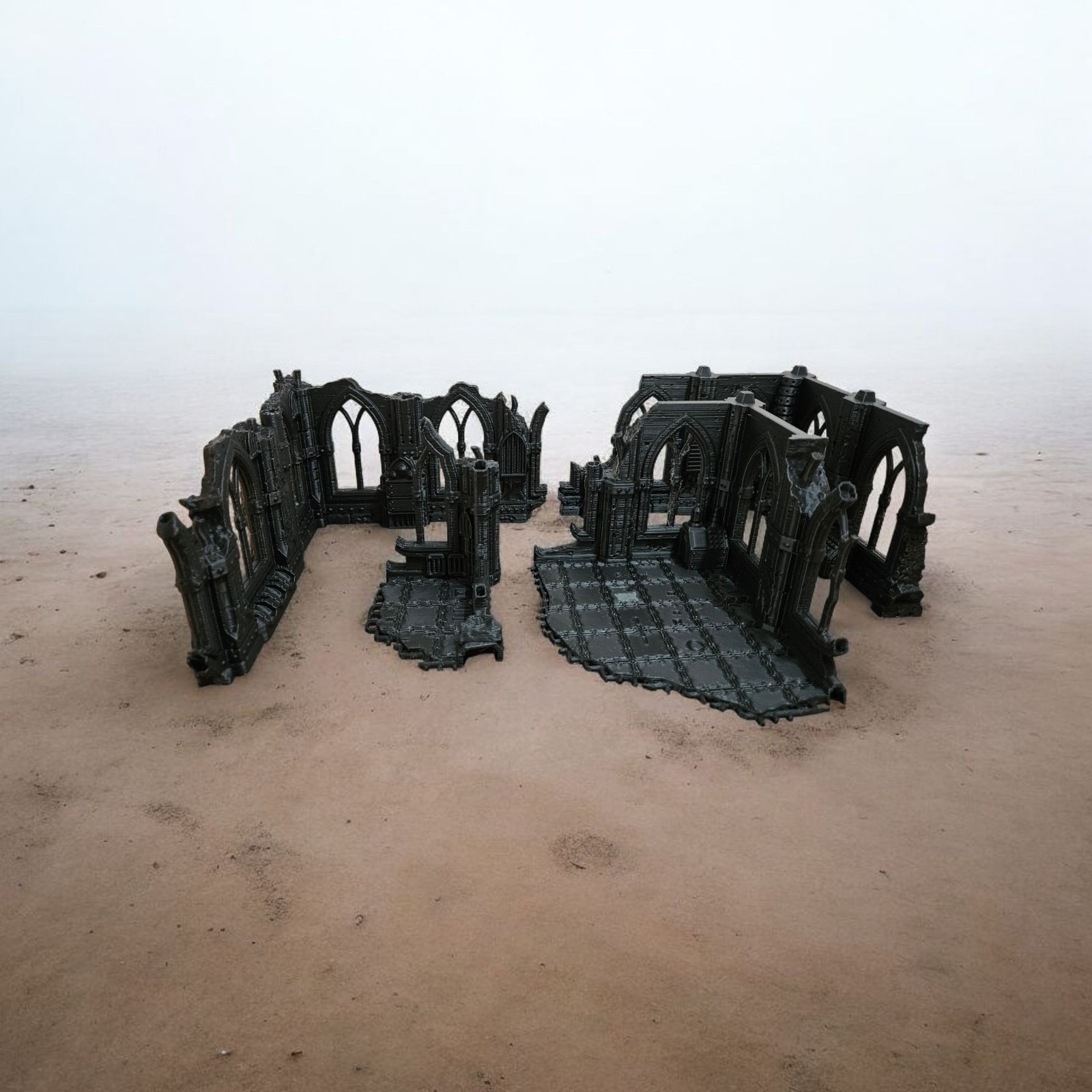 Large 4 Pieces Tournament Ruin Terrain Lot Perfect For Warhammer 40k ...