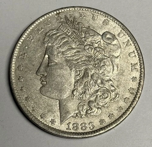 XF/AU 1883-O Morgan Silver Dollar, ALL ORIGINAL U.S. $1 Coin