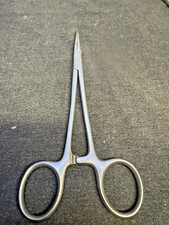 Vintage Hemostatic Forceps, 6", Curved, Premium German Stainless Unused